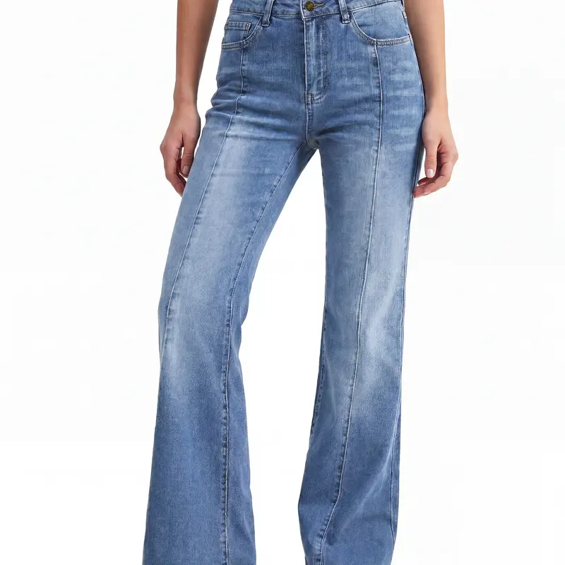 EMMIOL【Buy 4 Save 50】Flare Jeans for Women High Waisted Bootcut Jeans for Women Stretchy Denim Bell Bottom Pants Y2K School Outfits
