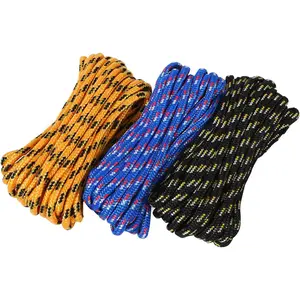 MaxxHaul 50228 Diamond Braided Rope of 1/4" x 25' Extra Strength-Sunlight and Weather Resistant, Multicolor