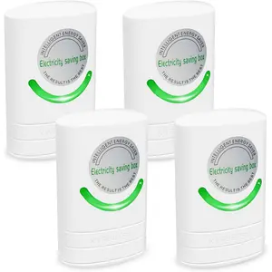 Power Saver Pro X 2025 – Electricity Saving Box, Watt Energy Saving Device, Plug-in Energy Savers (4-Pack), US Plug, 90V–250V, 30kW – Stabilizes Voltage & Reduces Energy Costs