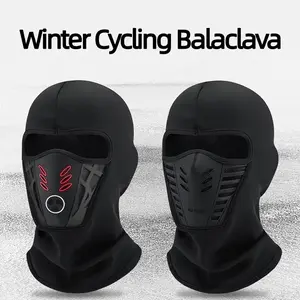 2 Pcs Winter Rider Warm Anti-Haze Balaclava Full Face Mask, Windproof Soft Full Coverage Hood Cap for Motorcycle Cycling Ski Outdoor Sports