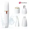 Eyebrow Nose Electric Trimmer, 4-in-1 Rechargeable Facial Hair Removal & Eyebrow Shaver Waterproof, Bikini Body Razor for Women Men Electric Shaver