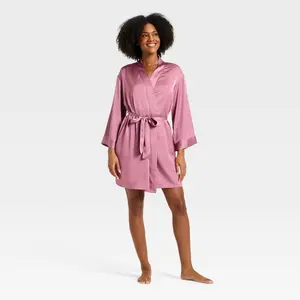 Women's Satin Robe - Auden