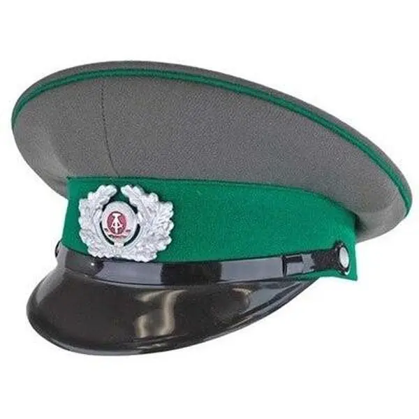 GREEN EAST GERMAN BG VISOR OFFICER CAP