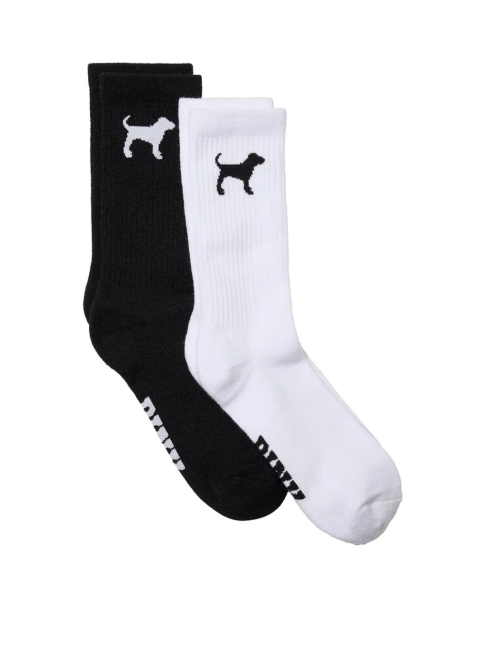 PINK Single Pack Comfy Crew Socks