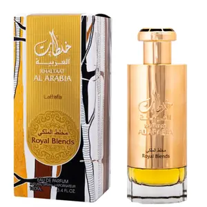 Lattafa Khaltat Al Arabia Royal Blends (gold) for Women Eau de Parfum Spray, 3.4 Ounce