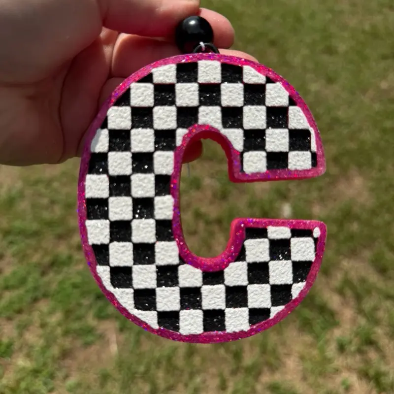 Letter C Car Freshie