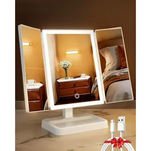 LED Lighted Vanity Mirror | Super Bright Dimmable Lights | Perfect for Makeup & Selfies LED Lighted Vanity Mirror | Super Bright Dimmable Lights | Perfect for Makeup & Selfies