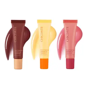 CHICDATE Peptide Lip Trio: Hydrating 3-Flavor Treatment for Plump Lips | Vegan + Recyclable