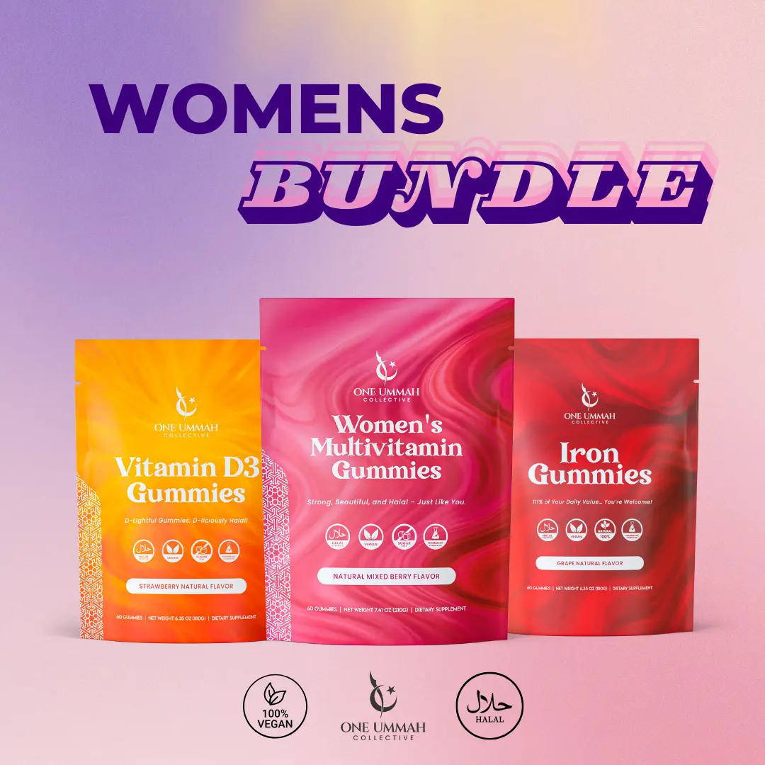 Women's Bundle - Womens Multivitamin, Iron, and Vitamin D3 Gummies!, Dietary, Supplement, Daily Dietary Supplement, Chewables