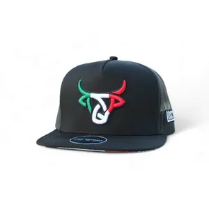 Lost Calf Mexicalf Flat Bill Trucker Hat