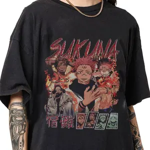 Sukuna Ryomen Graphic Tee for Jujutsu Kaisen Fans 6IU