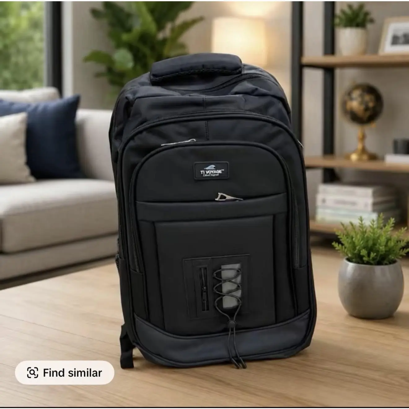 Black School Backpack - Durable and Stylish Design for Daily Use