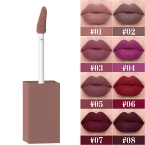 DUNUF 1Pcs Matte Liquid Lipstick | High Pigment, Waterproof & Smudge Resistant | TikTok Trending Affordable Dupe for E-Girl, Festival & Bold Lip Makeup Lovers shop cruelty free lollipop  lips sobremi super  stay  viny  link tattis  beauty  pro
