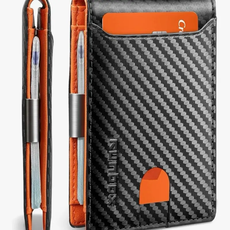 RUNBOX Slim Wallets for Men Aluminum Minimalist
