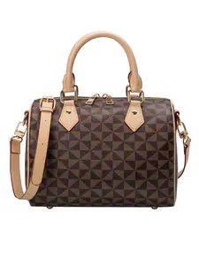 Fashionable Geometric Pattern Stylish Crossbody Bag, Lightweight Zipper Shoulder Bag with Adjustable Strap, Trendy All-match Commuter Bag for Daily Used, Everyday Crossbody Bag