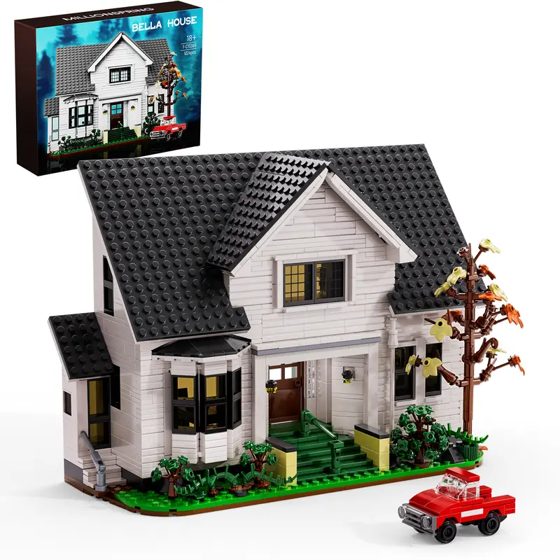 Forest Romance House Building Set – Cozy Woodland Cottage for Adults & Fans, Inspired by Classic Love Stories, Creative DIY Home Decor & Display Gift