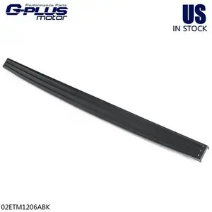 Black Trunk Tailgate Molding Cap Top Protector Cover For 2009-2014 Ford F150