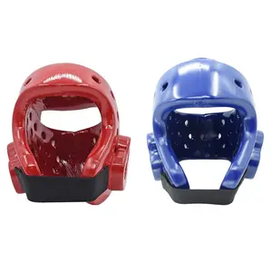 Children & Adults Taekwondo Karate Helmet, Soft Headgear for Martial Arts Fighting Muay Thai Boxing, Protective Breathable Comfort Fit