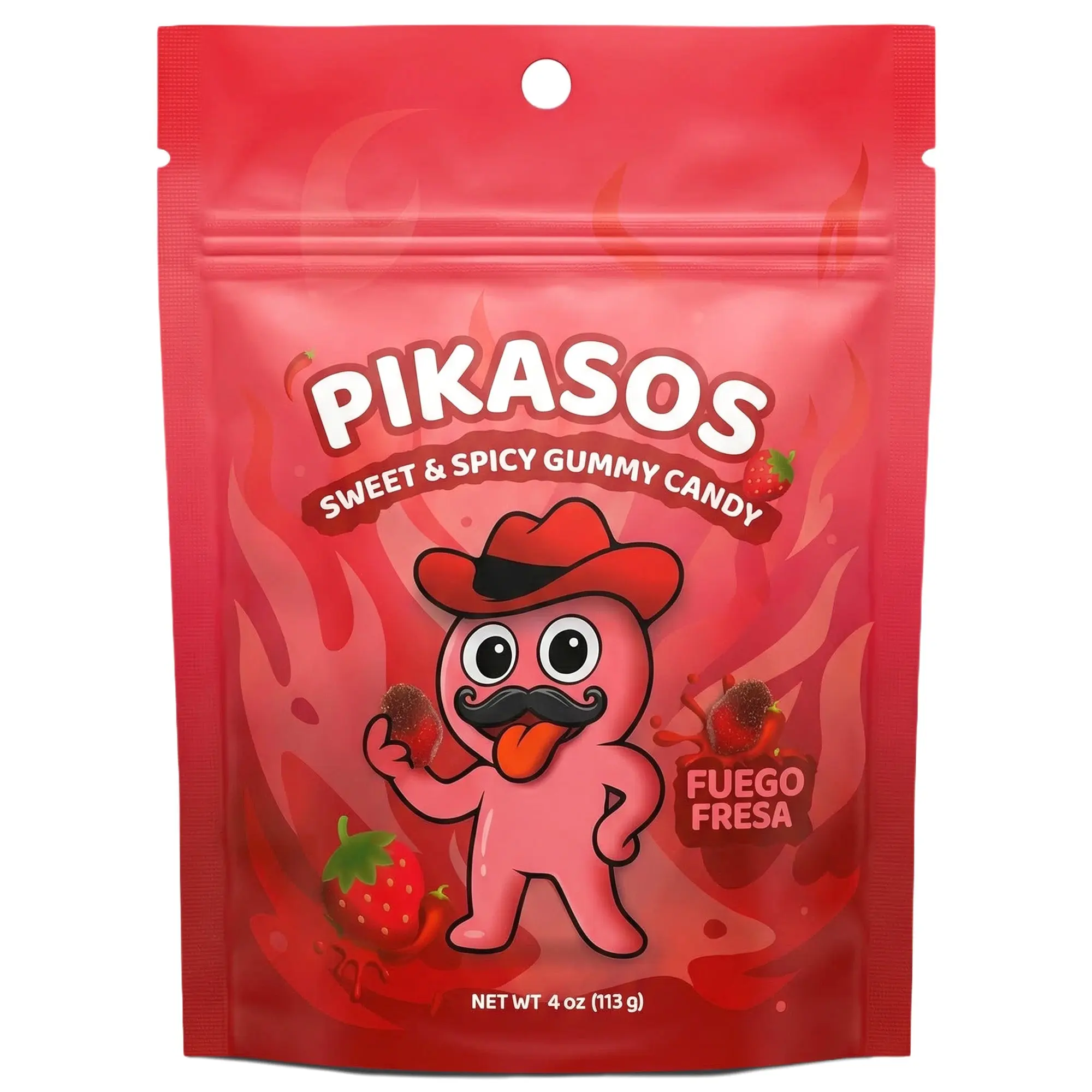 Pikasos: Fuego Fresa - Sweet & Spicy Gummy Candy