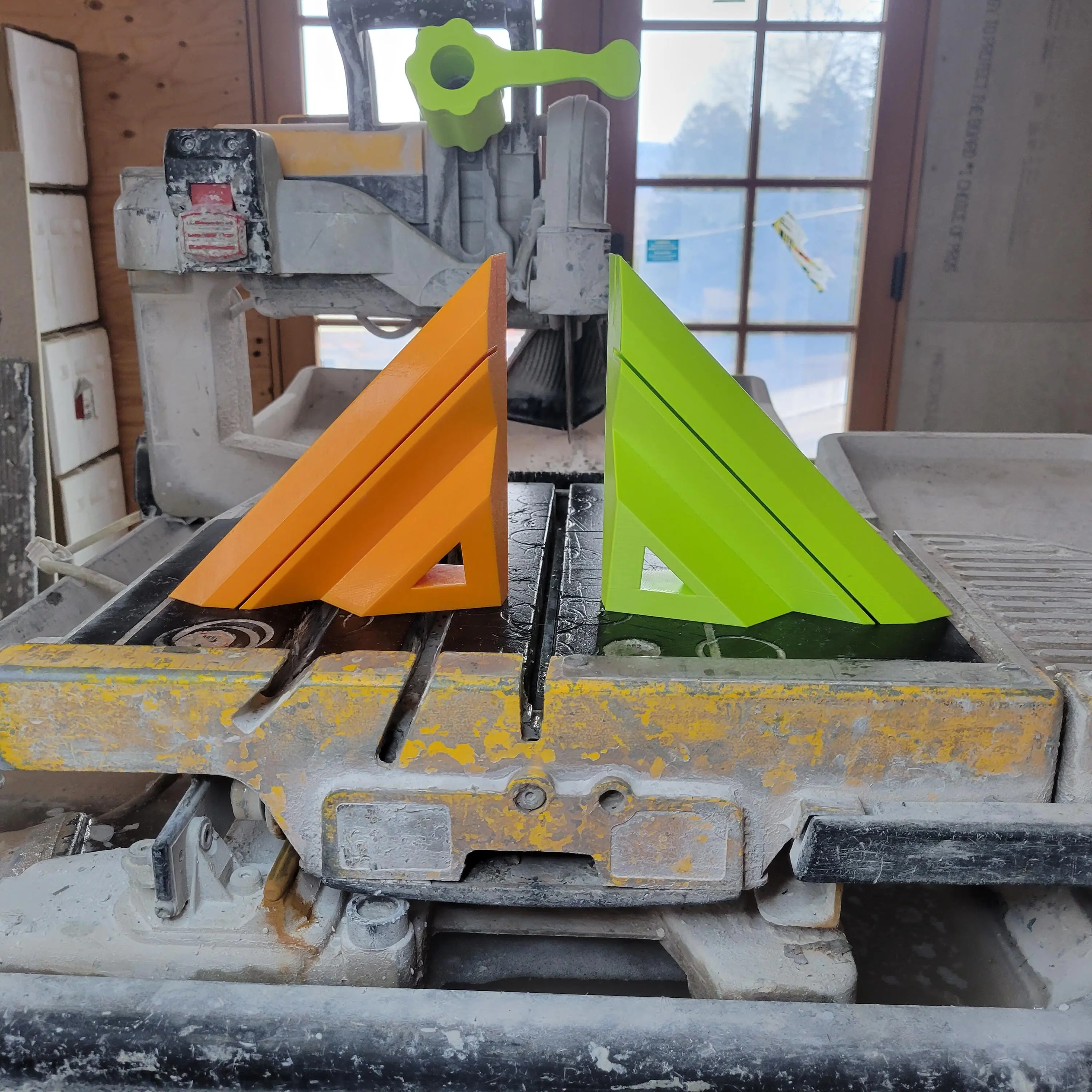 Tile Trim Square - Edge Trim & Jolly Miter Jig – 45 Degree Angle Guide for Saws