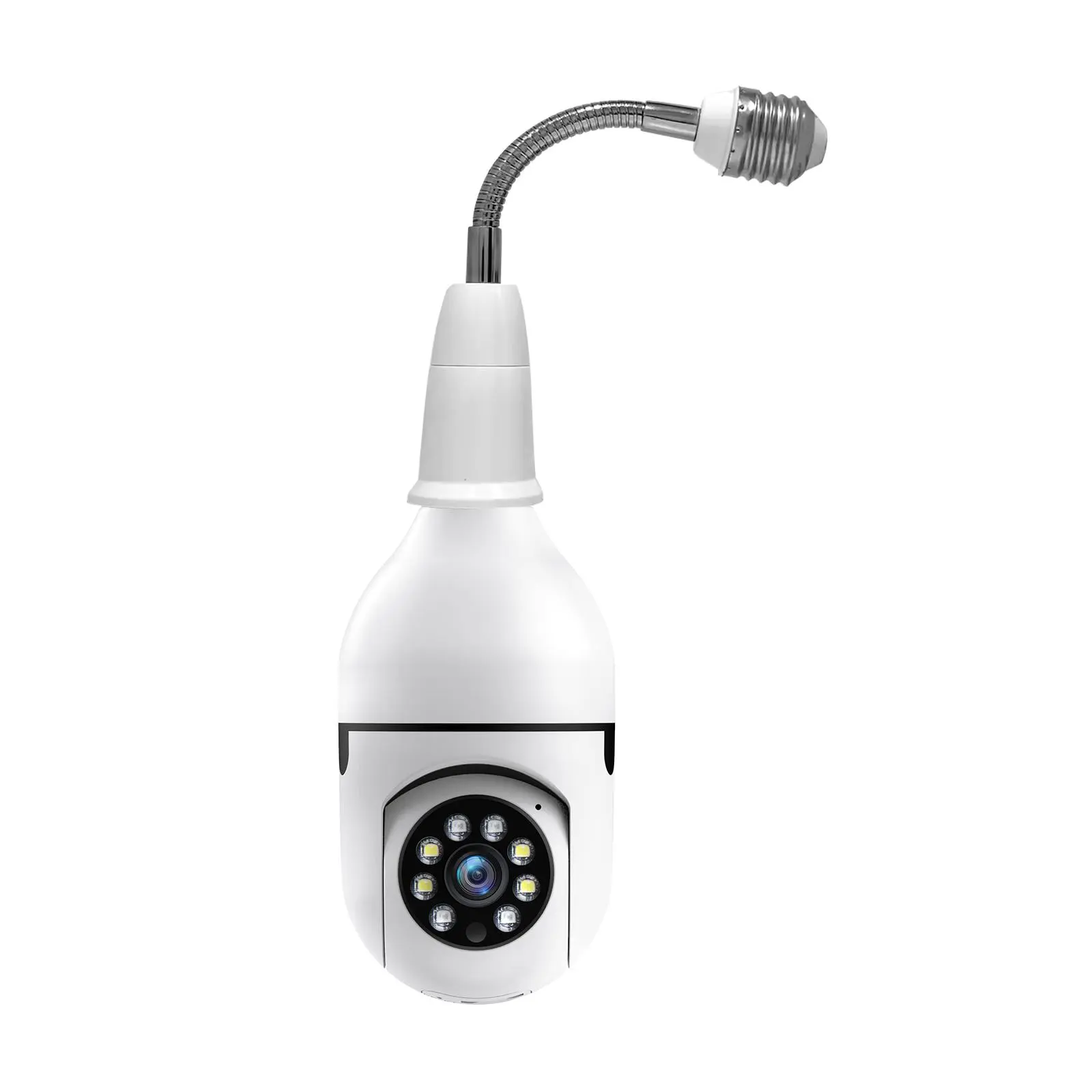 3MP Light Bulb Camera with Extension Adapter, Dual-Band 2.4G/5G WiFi, Two-Way Audio, Motion Alerts