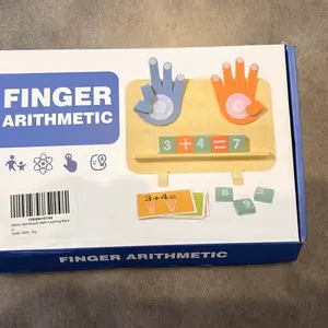 Montessori Math Learning Manipulative Set Montessori Educational Learning Toys for 3 4 5 Year Old Boys Girls Birthday Gifts, Toddler Preschool Learning Activities, Number Counting Blocks Toys for Kids, Math Manipulatives Counting Toy for 3-5