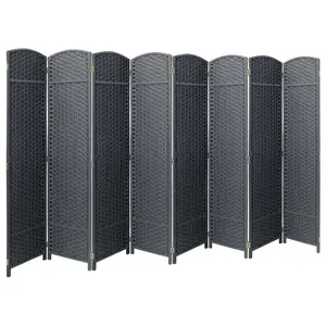Sorbus Foldable 8-panel Room Dividing Wall Partition