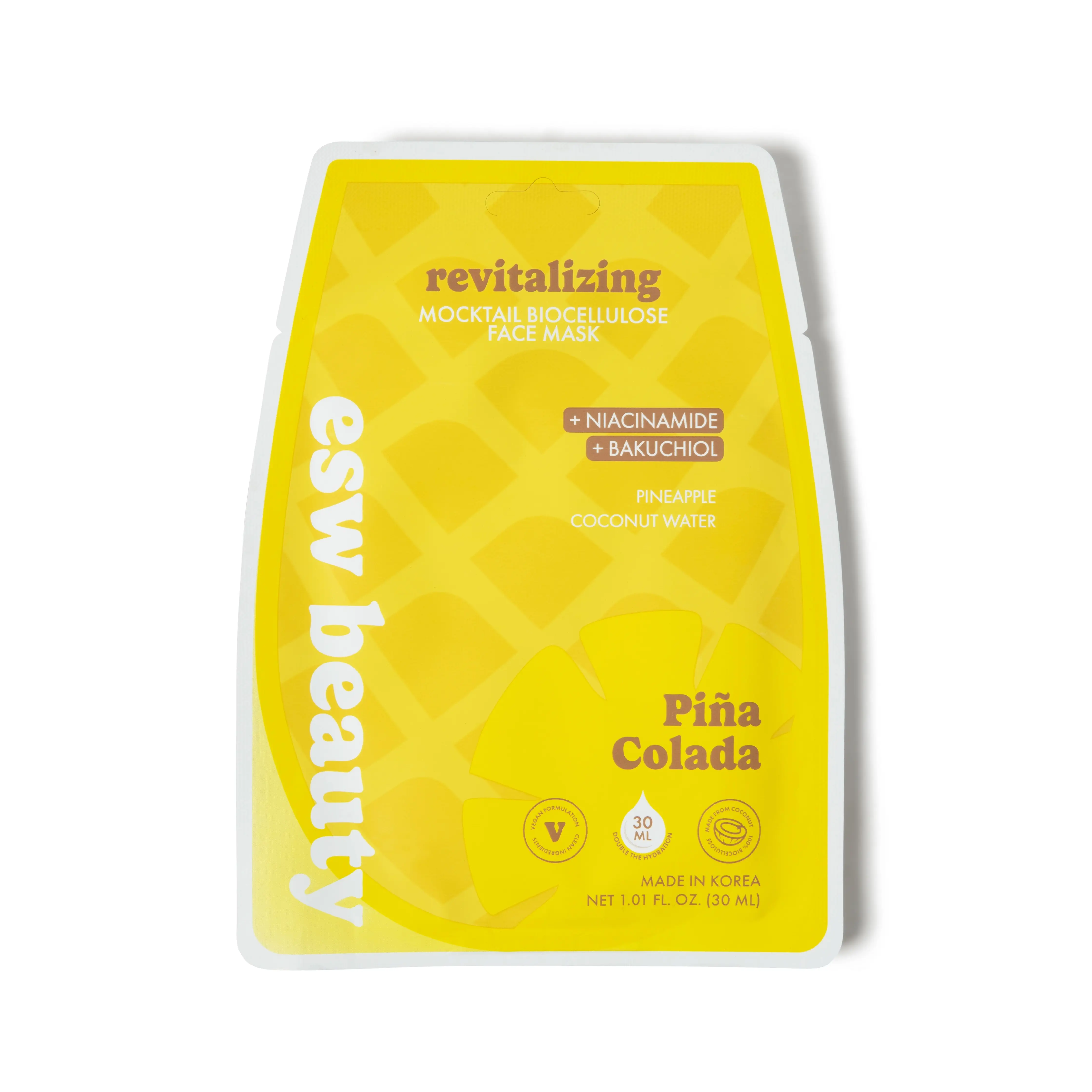 Piña Colada Revitalizing Biocellulose Mocktail Mask
