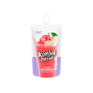 IOIO Taiwan Apple Flavor Konjac Jelly Snack, 150g - Chewy & Refreshing Fruit Dessert