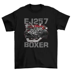 Subie Engine EJ257 Boxer T-Shirt