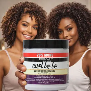 Curl Defining Custard for Natural Curls, Coils & Waves – Moisturizing, Hydrating, Frizz Control, No Crunch