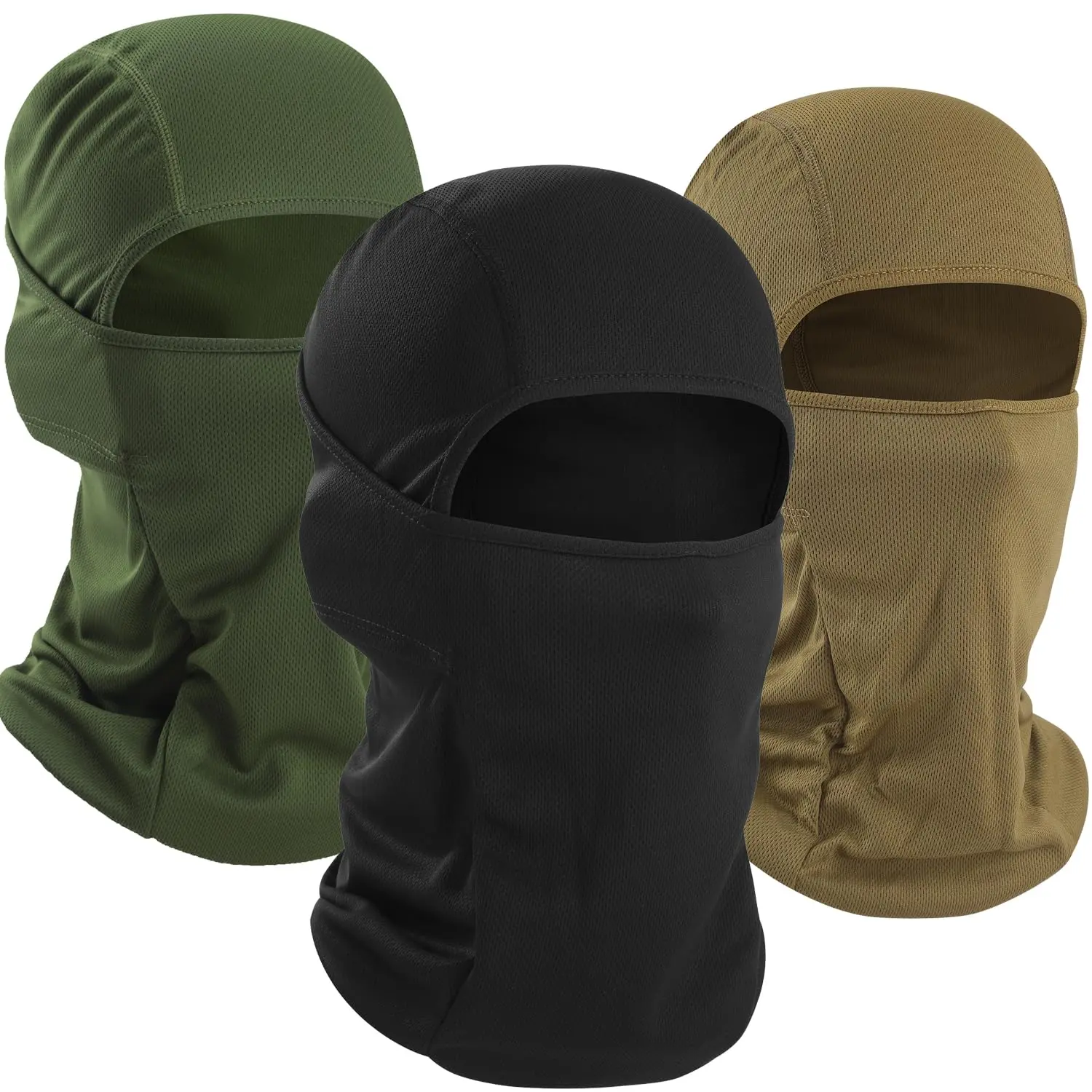 3 Pieces Balaclava Face Mask of Men - Ski Mask, Breathable Elastic Fit & Perfect for Outdoor Activities!