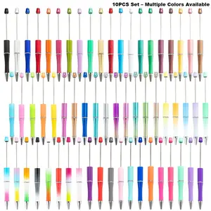 10 Standard Pens, Writing Pen, Ink, Durable Plastic, Easy DIY, Fun Creative Gift, Ideal for Home Office School Business, Aesthetic Pens