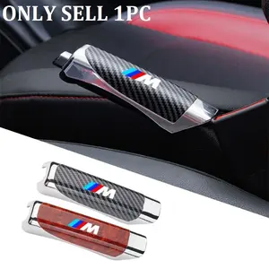 Car Hand Brake Cover Handbrake Grips Protection Cover Carbon Fiber Interior For BMW Performance M X1 X3 X5 E39 E46 E90 F20 E60 F30 M3 M5