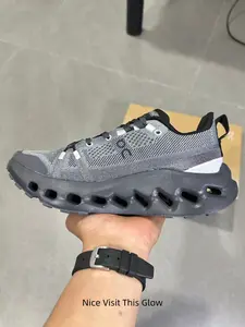 Dark Mode Aesthetic Runners - Stealth Grey Design with Shock-Absorbing Cloud Sole