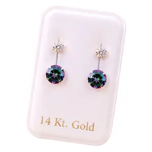 14k Gold Midnight Aurora Earrings