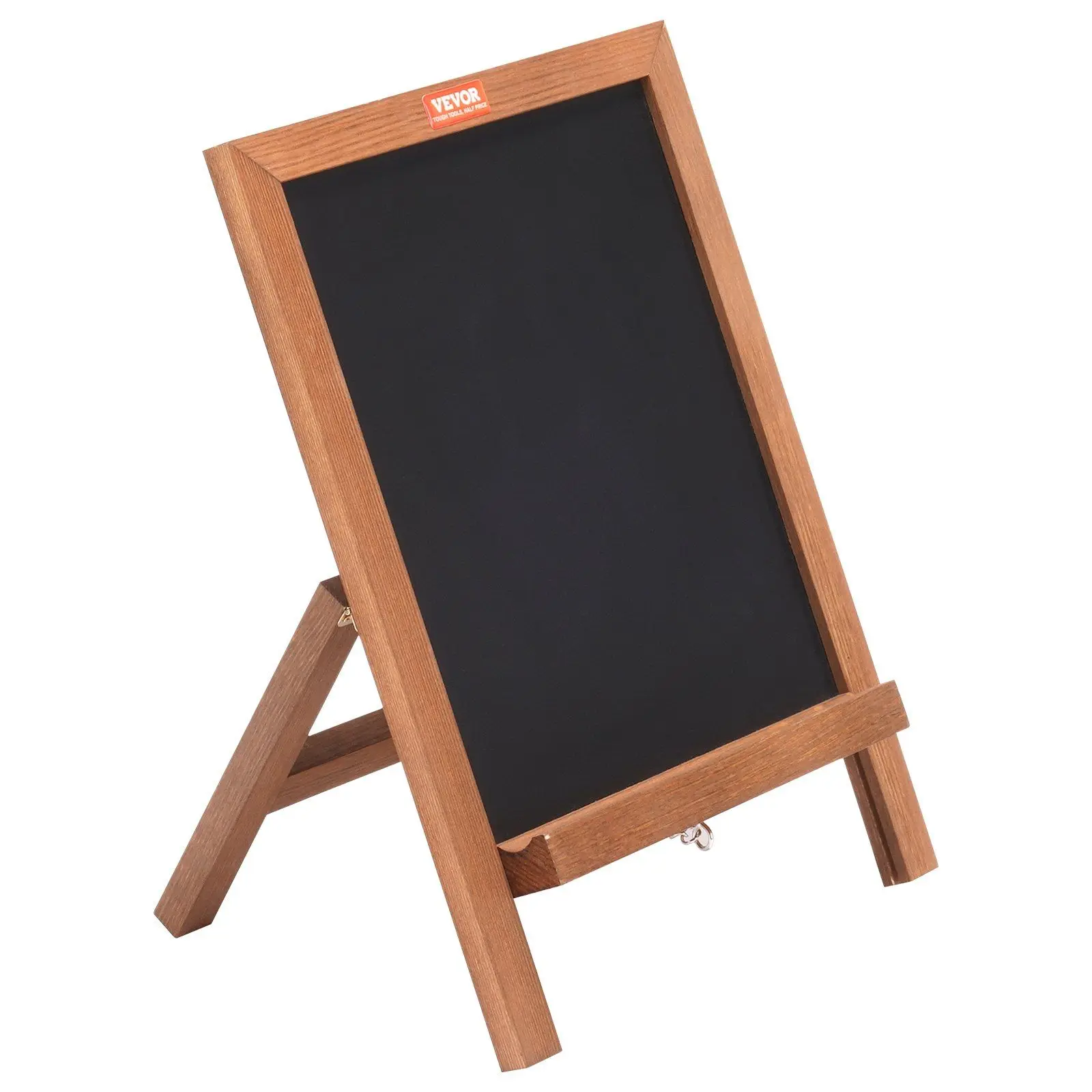 Spring new arrivals Tabletop Chalkboard Sign, Message Signs with Chalks, Freestanding Framed Memo Board, Vintage Wooden Magnetic Chalk Board, Rustic Brown Chalk Boards, 10"x14", For Kitchen, Home Decor, and Wedding