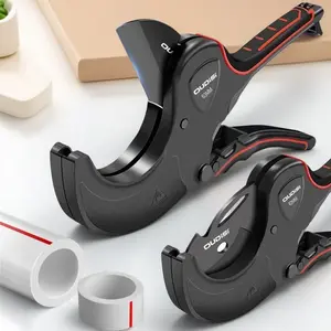 Local warehouse deliveryProfessional Ratchet PVC Pipe Cutter with SK5 High Carbon Steel Blade for PPR PEX Plastic Tubes Slip Resistant Grip Industrial Durable Plumbing Tool Kit for Construction Repair