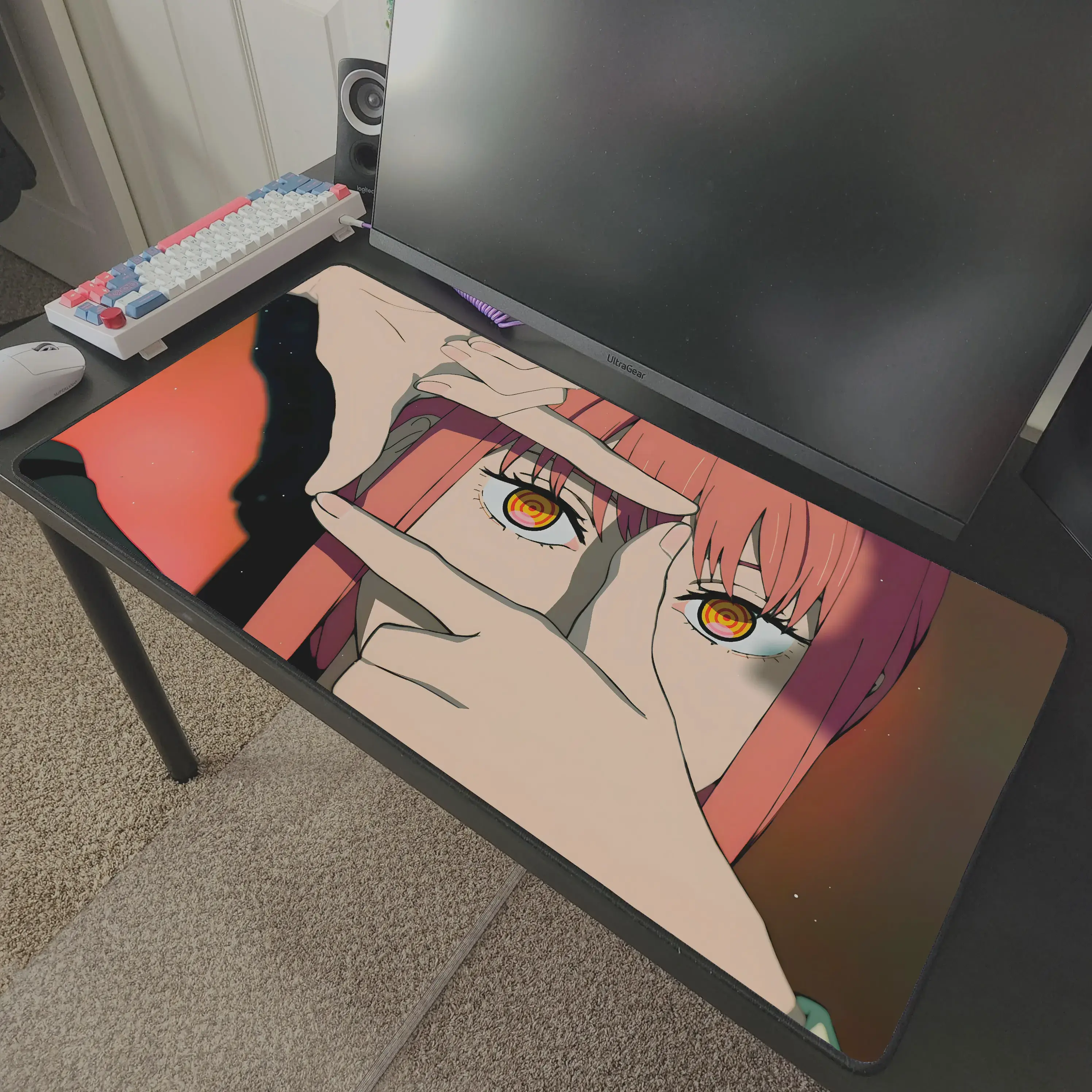 Makima Chainsaw Man Anime Desk Mat Mousepad