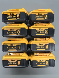 No special effects shooting 2-4-6-8Pack 8.0Ah Lithium Battery Replacement for Dewalt 20V Battery Max XR tool for battery replacement dc series power tool