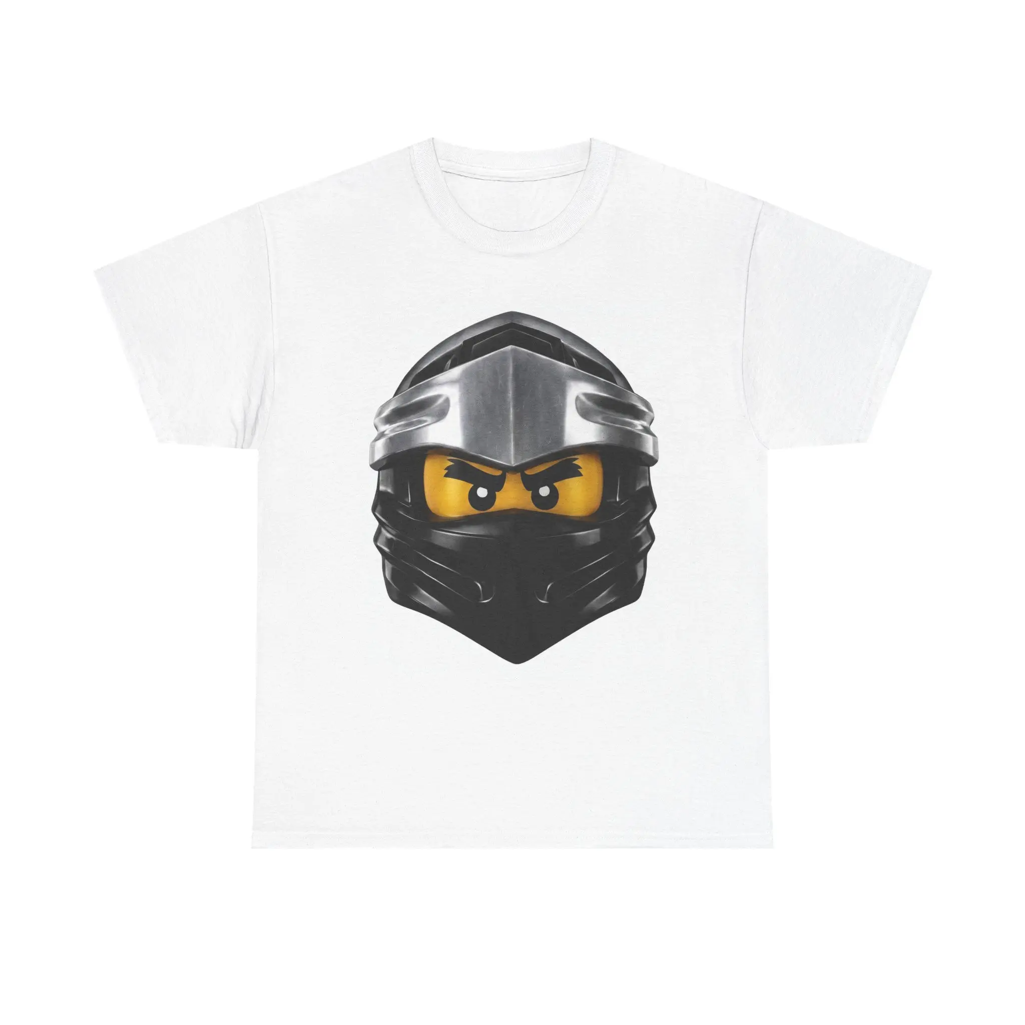 Ninja Head T-Shirt | Unisex, 100% Cotton, Casual, Streetwear, Graphic, Short Sleeve