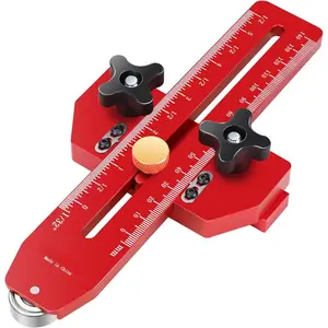 Thin  Jig Table  Jig Guide, Making Repetitive Narrow Thin Strip Cuts, Anti-Kick , Fits for 3/8" x 3/4" T and U Slot, for Table  Band  Router Table Woodworking Tools