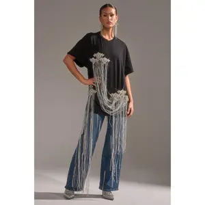 SPARKLING OVERSIZED TEE