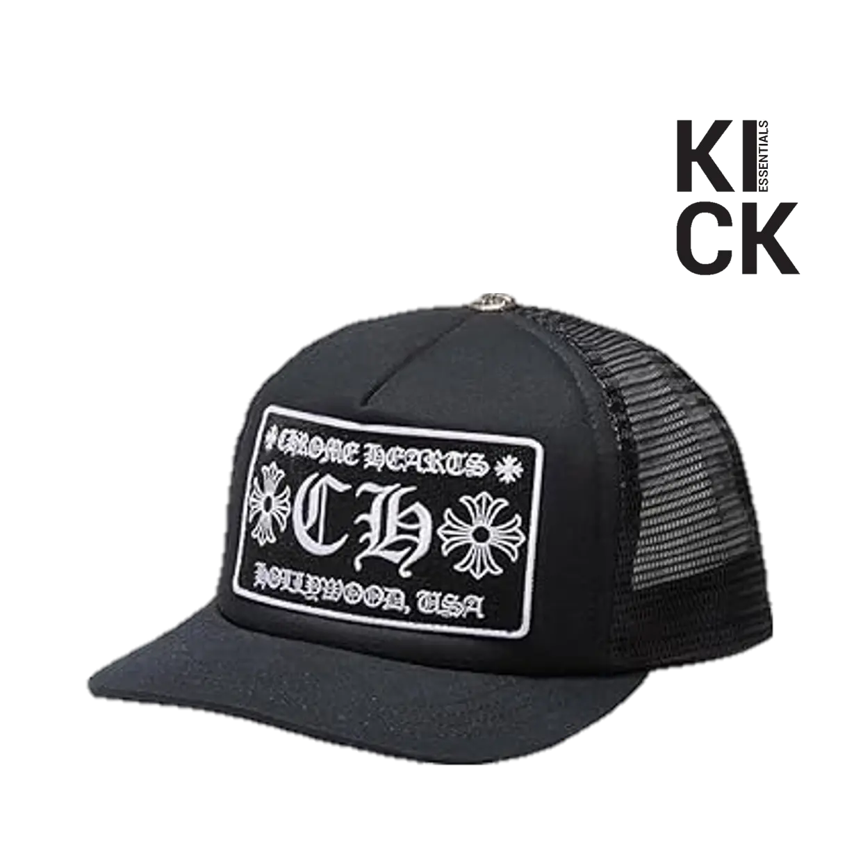 CHROME HEARTS HAT 'CH BLACK WHITE WRITING'
