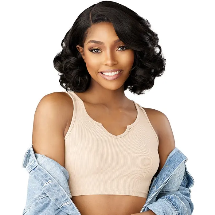 Curls Kinks & Co By Sensationnel Glueless Textured HD Lace Part Wig - Y-PART KINKY BARREL CURL 12"