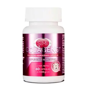 Simi Hydrolyzed Collagen Protein Capsules - 60 Capsules (0.83g Each), Skin Care Dietary Supplement for Skin, Hair, Nails, Health & Beauty Support