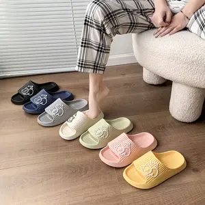 Cute Bear Slide Sandals – Soft & Comfy   Super comfy slide sandals with an adorable bear detail. Lightweight, cushioned, and easy to slip on — perfect for everyday wear around the house or quick trips out. The textured sole makes them comfortable and