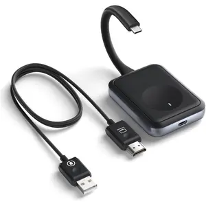 USB-C Transmitter and Receiver Kit, Portable USB-C to HDMI  Extender, Plug&Play, 2.4/5G 164ft 1080P , for Streaming Video &Audio to  from Mobile/Laptop/TV-Box