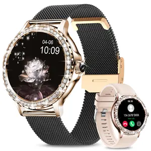 Smart Watch for Women & Men, 2.01” HD Screen, 120+ Sports Modes, IP67 Waterproof, Fitness Tracker with Heart Rate Monitor & Voice Control for Android & iPhone