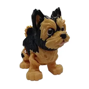 Yorkie Dog 3D Printed Articulating Figurine Decor Nature Decoration Ornaments Artistic Articulated